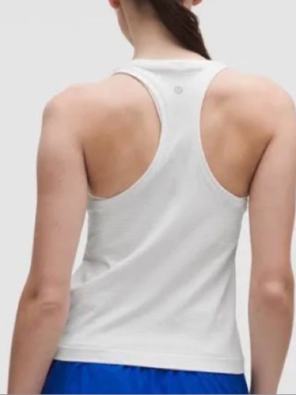lululemon athletica White Racerback Tank Top